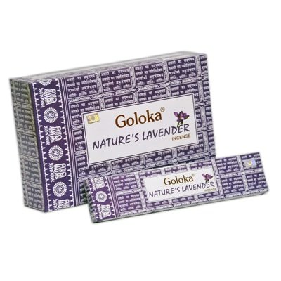 incienso goloka nature´s lavender lavanda inciensos.online