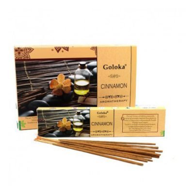 incienso goloka canela aromaterapia