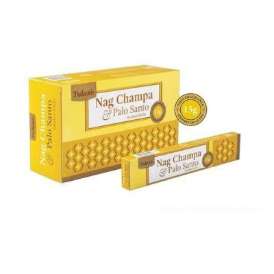 incienso tulasi nag champa palo santo