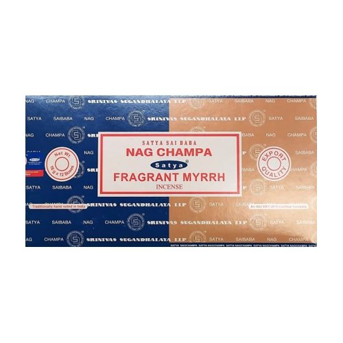 incienso nag champa mirra satya