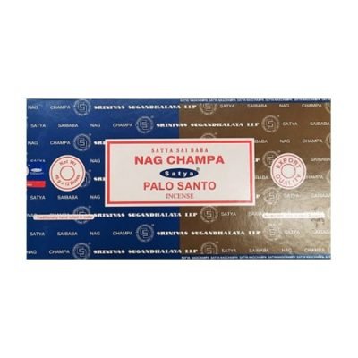 incienso nag champa palo santo satya