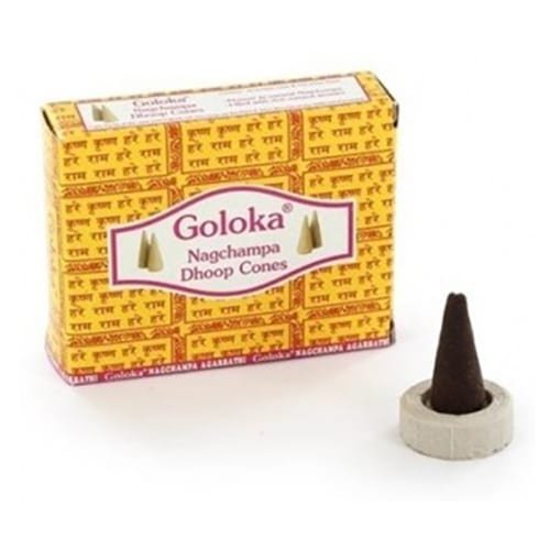 conos incienso goloka nagchampa