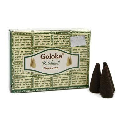 conos incienso goloka patchouli