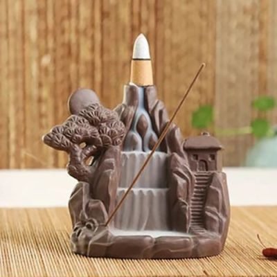 fuente cono reflujo paisaje