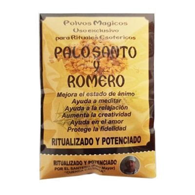 palo santo ritualizado con romero