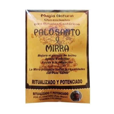 palo santo ritualizado mirra