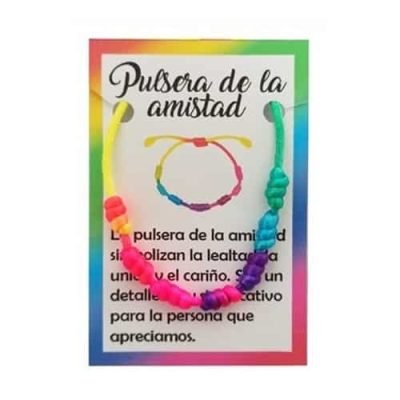 pulsera 7 nudos colores