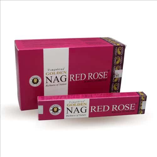 incienso golden nag rosa roja - red rose