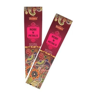 incienso tridev petalos de rosa