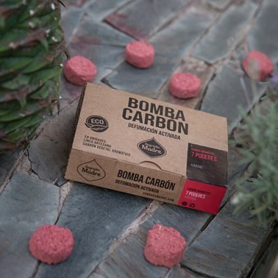 bomba carbon defumacion activada 7 poderes de sagrada madre