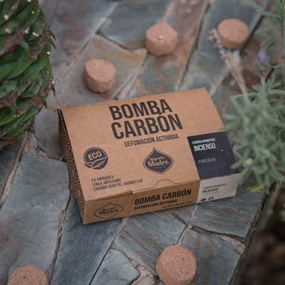 bomba carbon defumacion activada incienso de sagrada madre