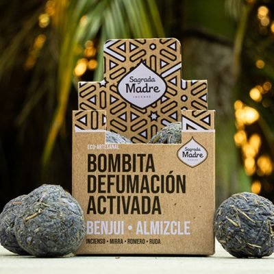 bombita defumacion activada benjui almizcle sagrada madre