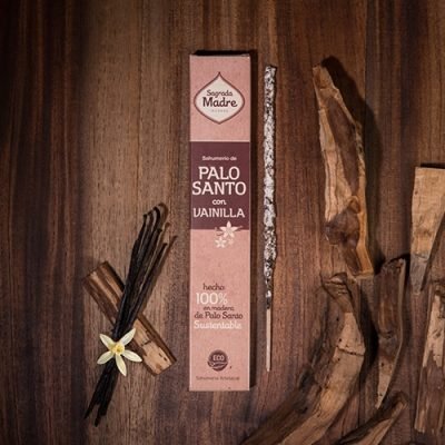 incienso palo santo con vainilla sagrada madre