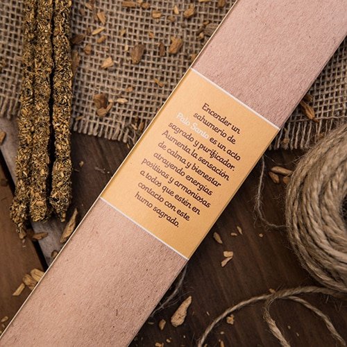 incienso palo santo de sagrada madre