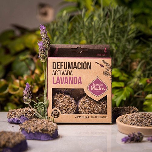 pastilla de defumacion activada lavanda sagrada madre
