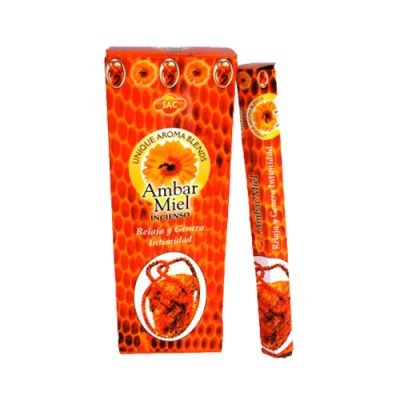 incienso ambar miel sac