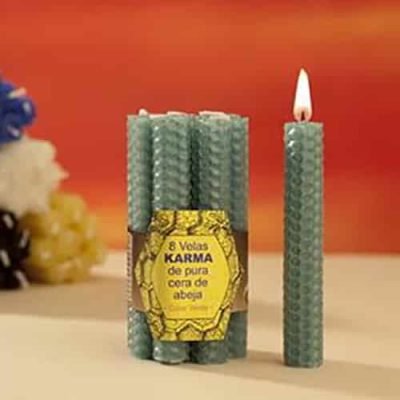 vela de miel verde