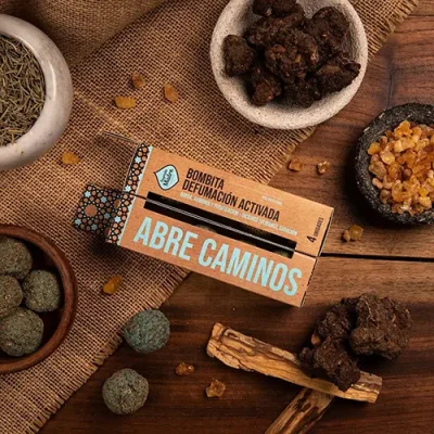 bombita defumacion activada abre caminos de sagrada madre X 4