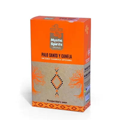 incienso palo santo con canela mystic spirits