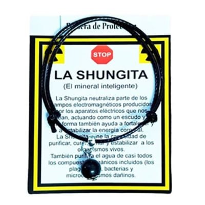 pulsera con shungit