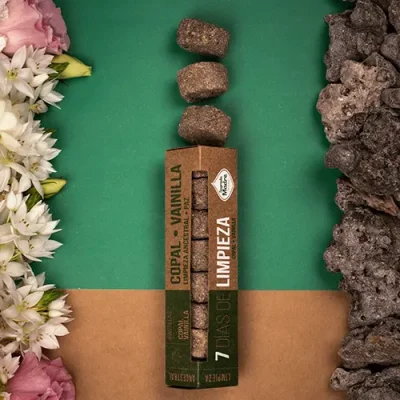 Pastilla defumación activada 7 dias copal vainilla sagrada madre