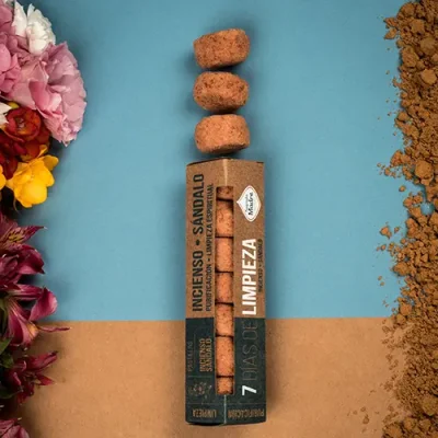 Pastilla defumación activada 7 dias incieno sandalo sagrada madre