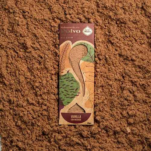sahumerio en polvo vainilla sagrada madre