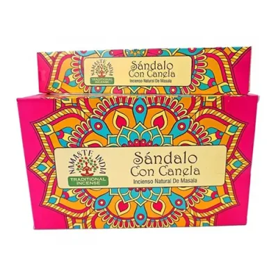 incienso namaste india sandalo canela