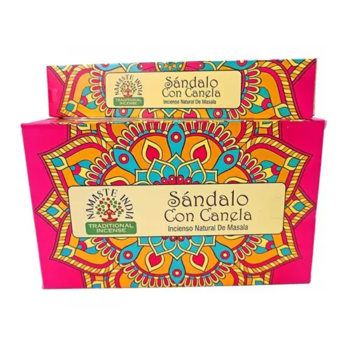 incienso namaste india sandalo canela