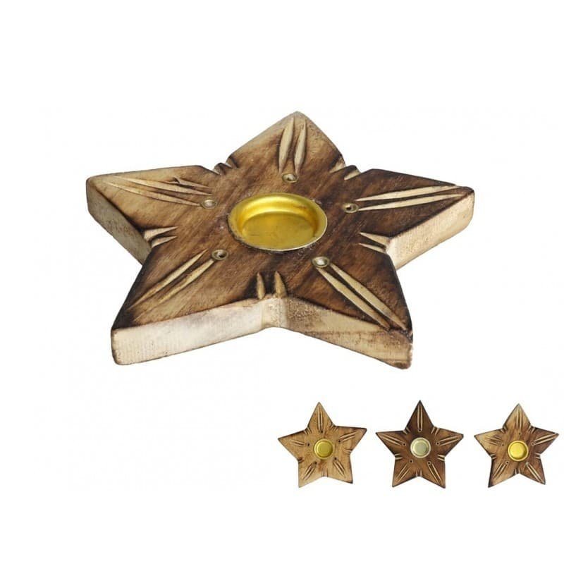 quemador de varillas y cono estrella