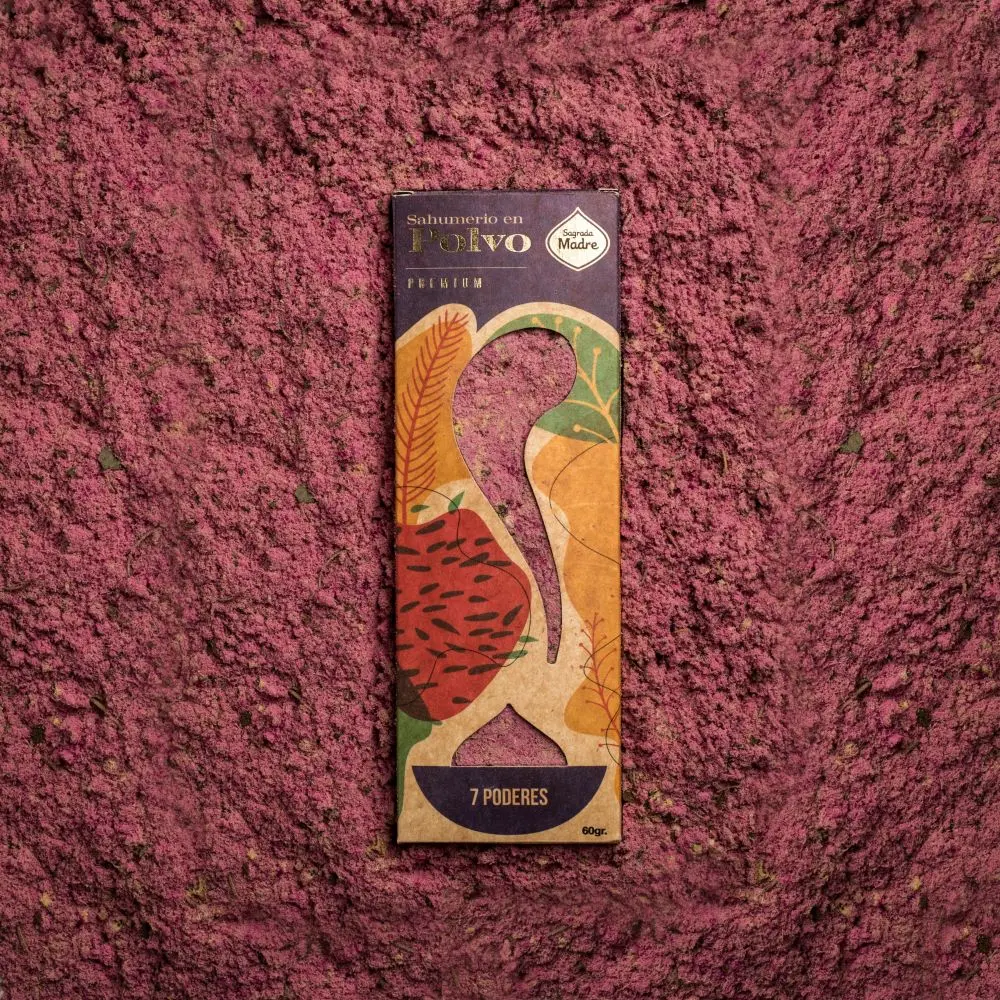 sahumerio en polvo 7 poderes sagrada madre