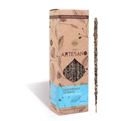incienso artesano de sagrada madre Lemongrass Olibano