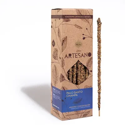 incienso artesano de sagrada madre Palo Santo Champa