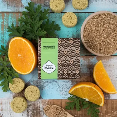 Bomba Carbón de Defumación Activada de Citronella (anti moquito) X 12 sagrada madre