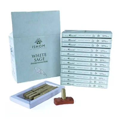 Ladrillo de incienso Salvia Blanca