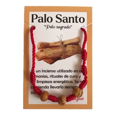 pulsera palo santo 7 nudos