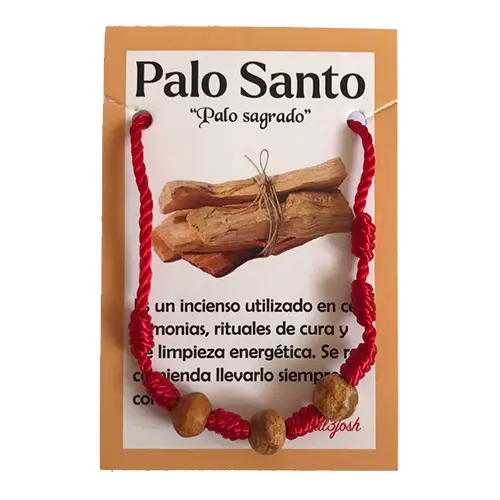 pulsera palo santo 7 nudos