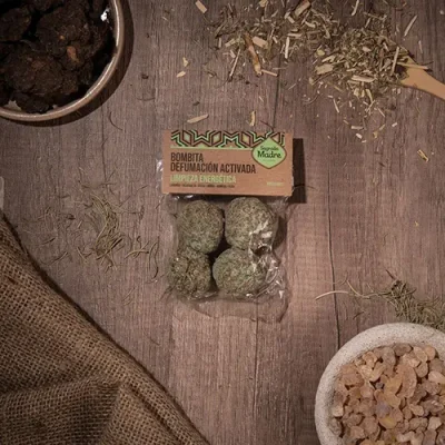 bombita limpieza energetica x 4 bolsita sagrada madre