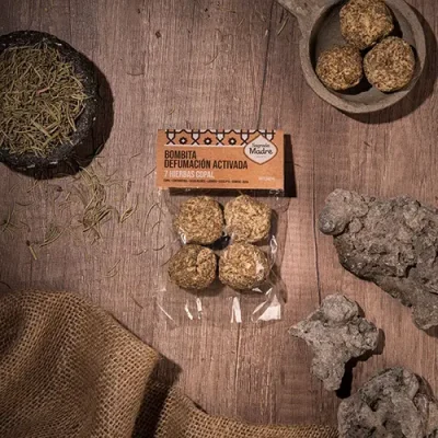 bombita x 4 7 hierbas copal bolsita sagrada madre