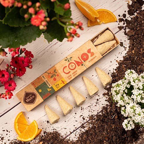 cono anbar naranja sagrada madre