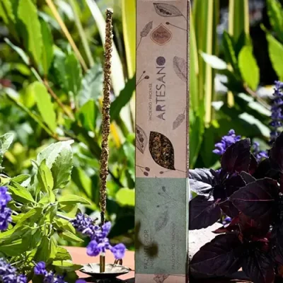 incienso artesano palo santo patchouli x 5 sagrada madre