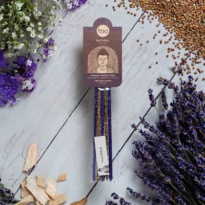 incienso tao combinado Energia Protectora Tranquilidad Palo Santo y Reina de la Noche Lavanda Sagrada Madre