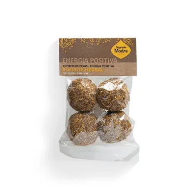 Bombita defumación activada Herbal X 4 Bolsita Sagrada Madre Energia Positiva