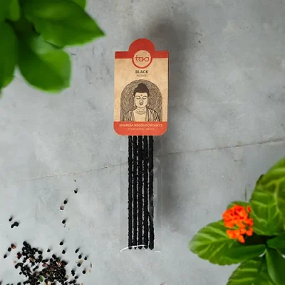 Incienso Línea Tao Black Vainilla Energía reconfortante Sagrada Madre