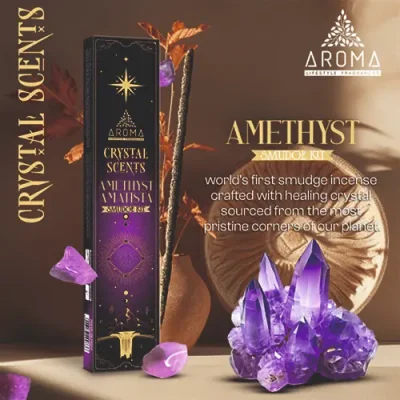 incienso crystal amatista aroma